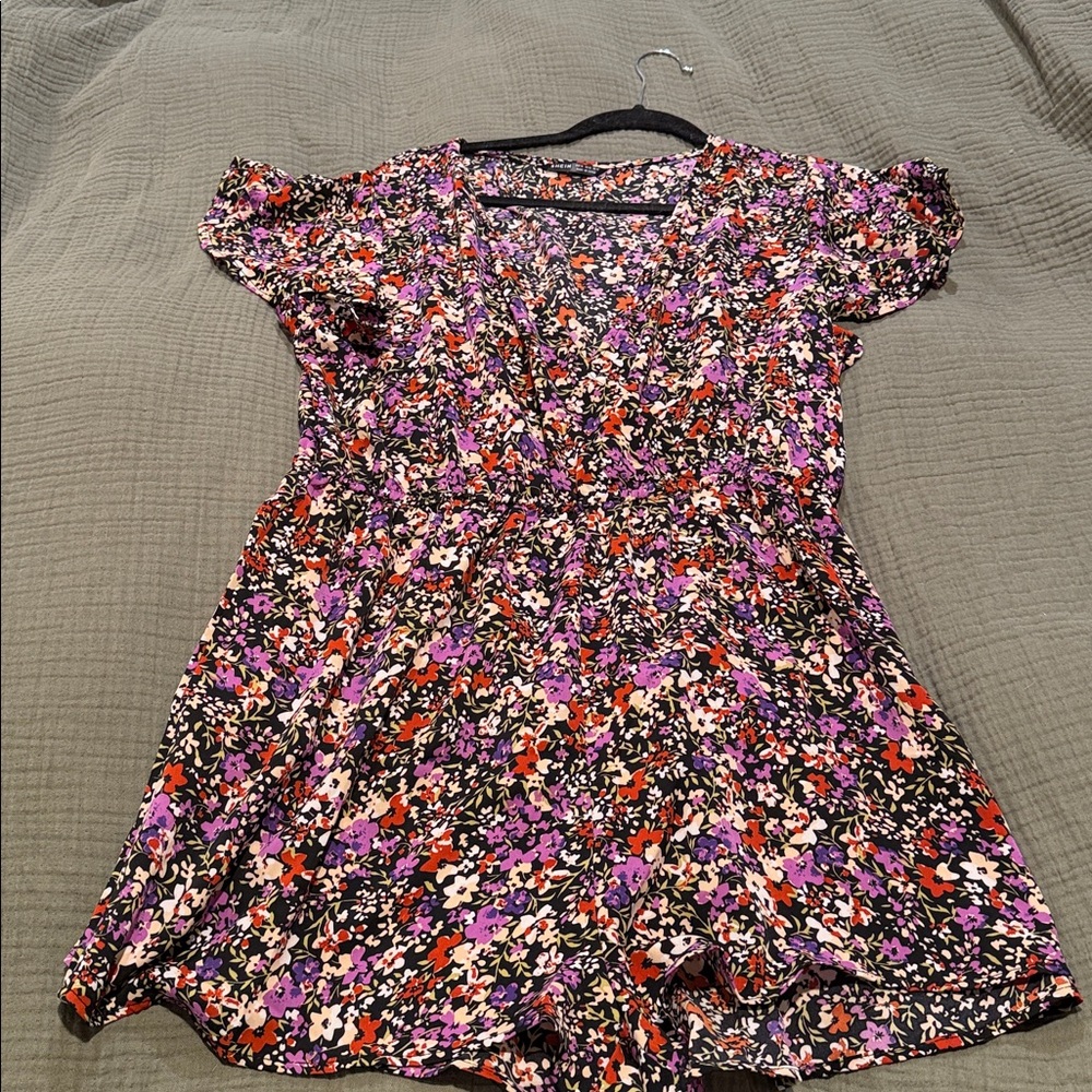 SHEIN Multicolor Floral romper